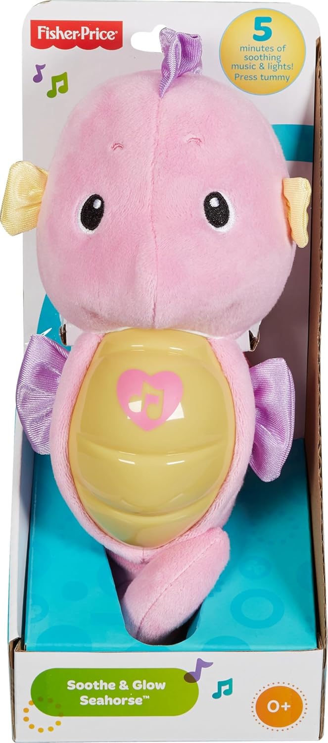 Fisher-Price - Juguete musical para bebé, caballito de mar
