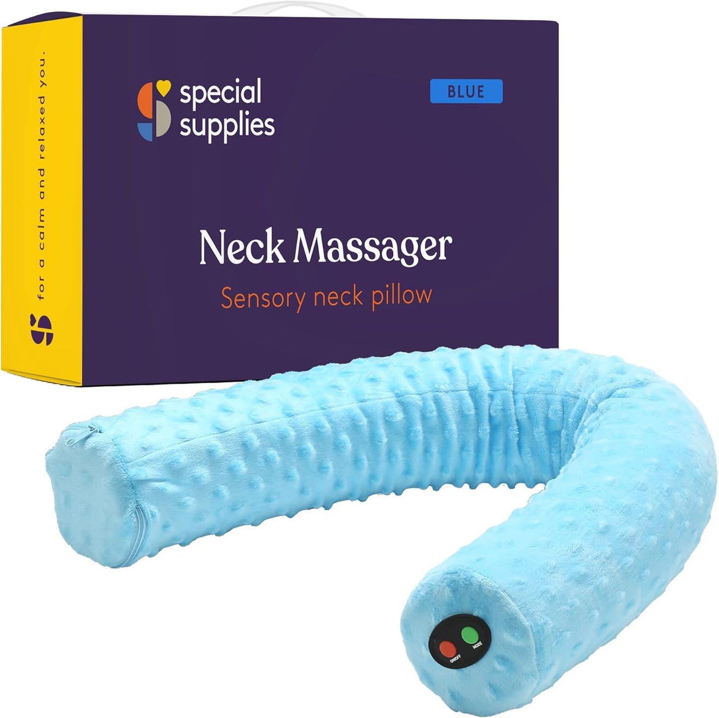 Almohada sensorial vibratoria para el cuello