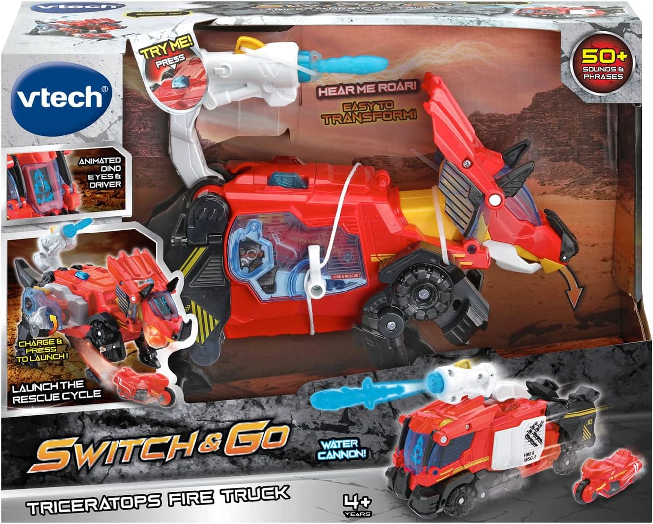 VTech Camión de bomberos Triceratops