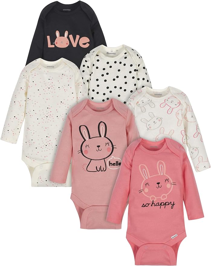 Onesies Brand Paquete de 6 mamelucos