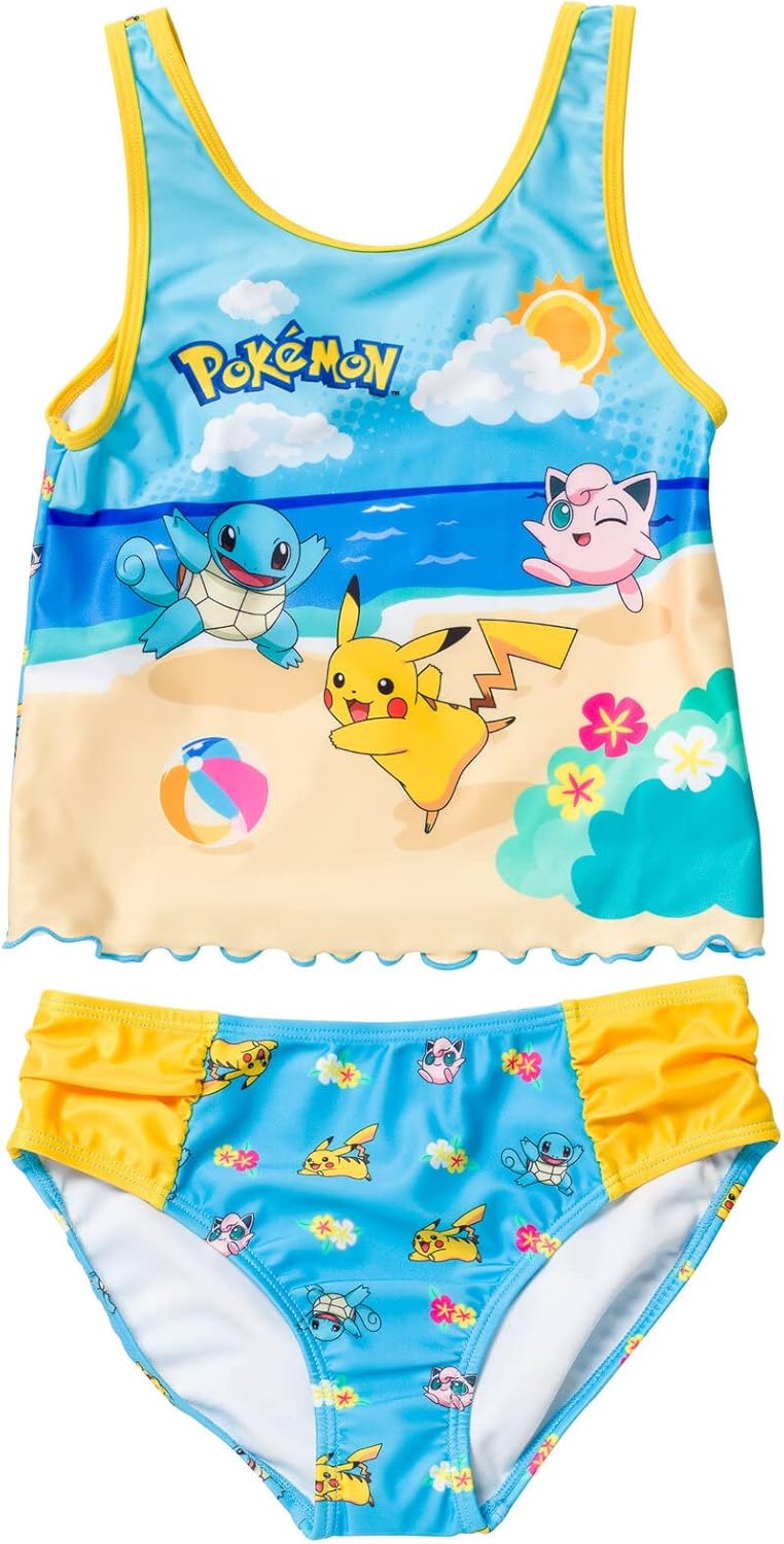 Pokemon Pikachu - Traje de baño para niñas