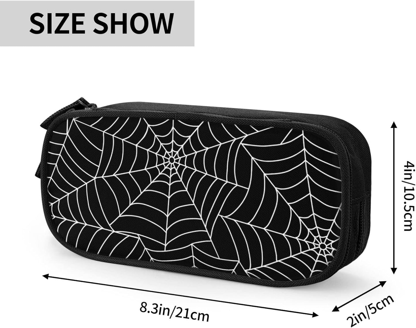 Estuche para lápices de tela de araña