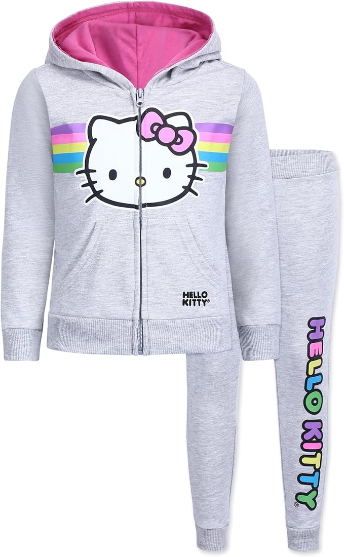 Conjunto de sudadera con capucha y pantalones con cremallera de Hello Kitty Sanrio