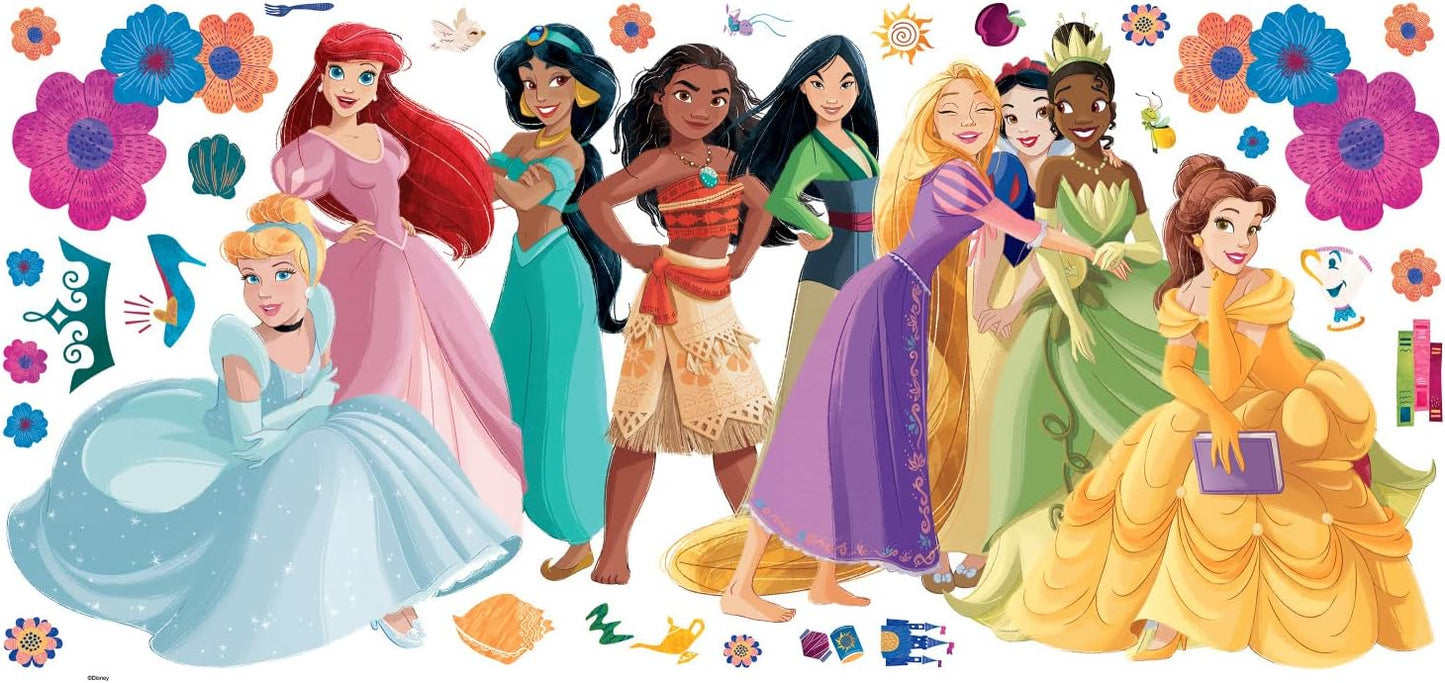 Disney Princess Flowers and Friends - Calcomanías de pared