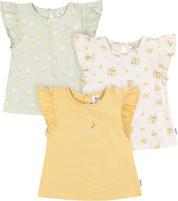 Gerber Paquete de 3 camisetas de manga corta