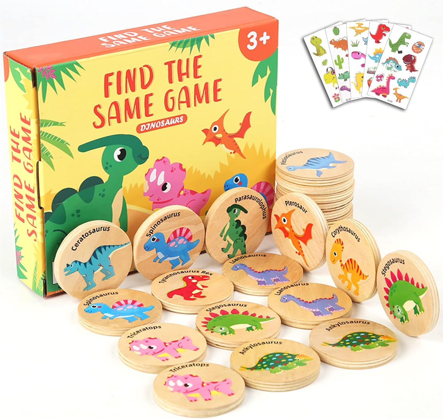 Juego de memoria de madera