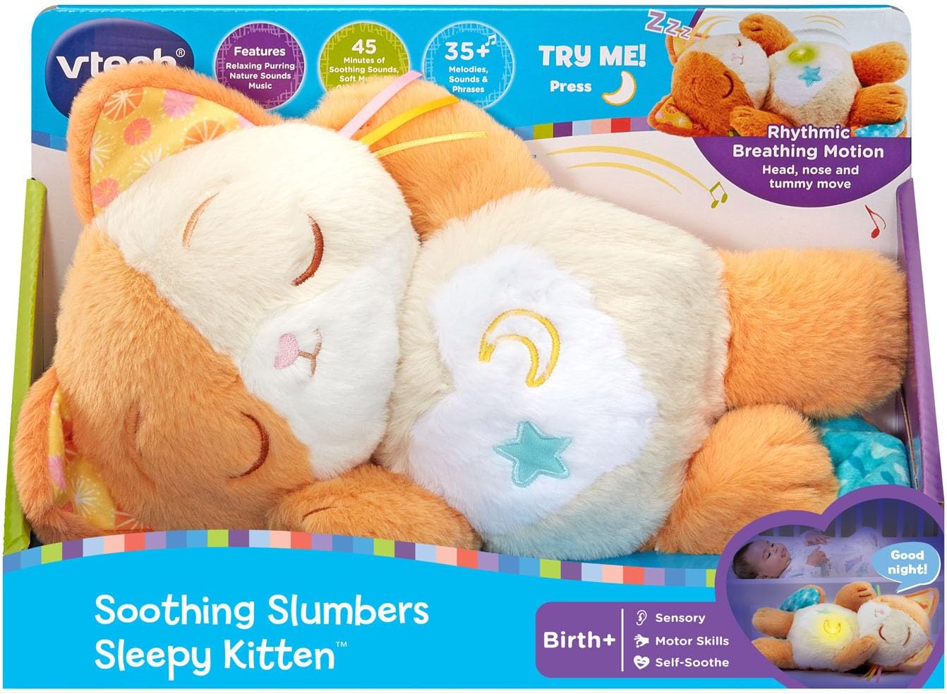 VTech Gatito dormido calmante para bebés