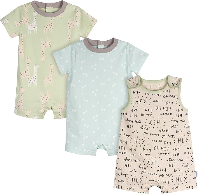 Onesies Brand Paquete de 3 mamelucos