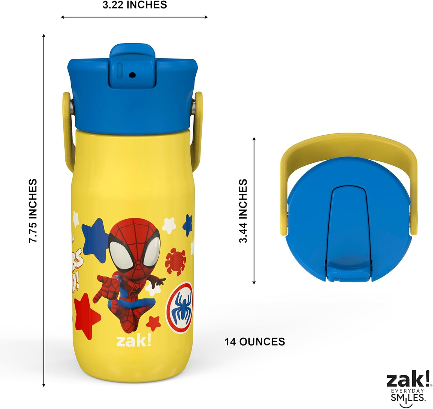 Zak Designs acero inoxidable reciclado de 14 onzas