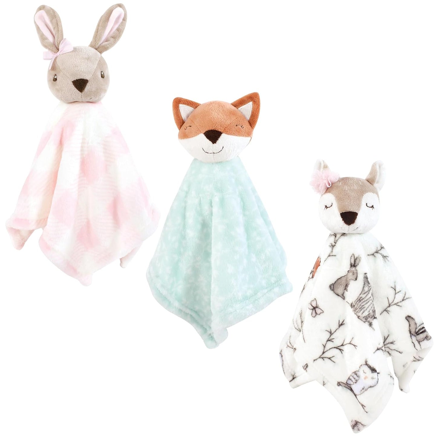 Hudson Baby Manta unisex de seguridad, paquete de 3