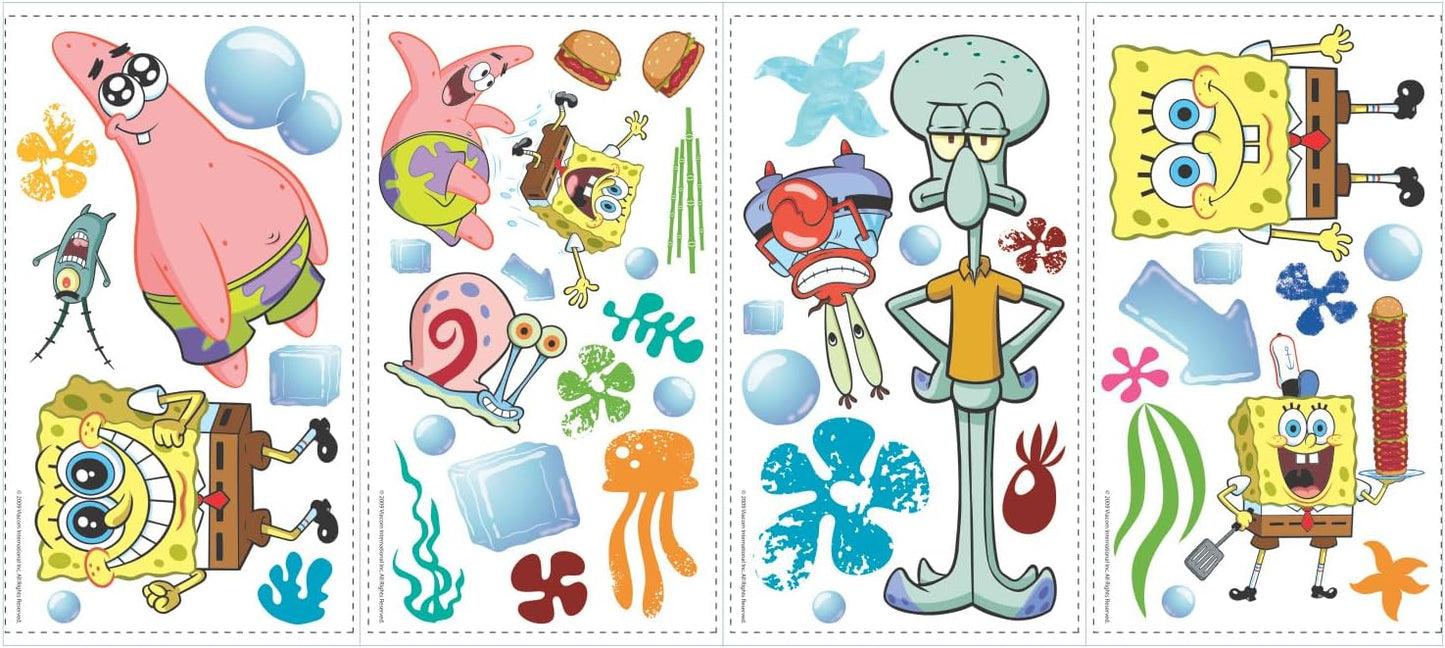 Bob esponja - Calcomanías de pared para despegar y pegar
