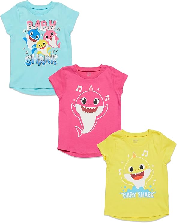 Paquete de 3 camisetas gráficas