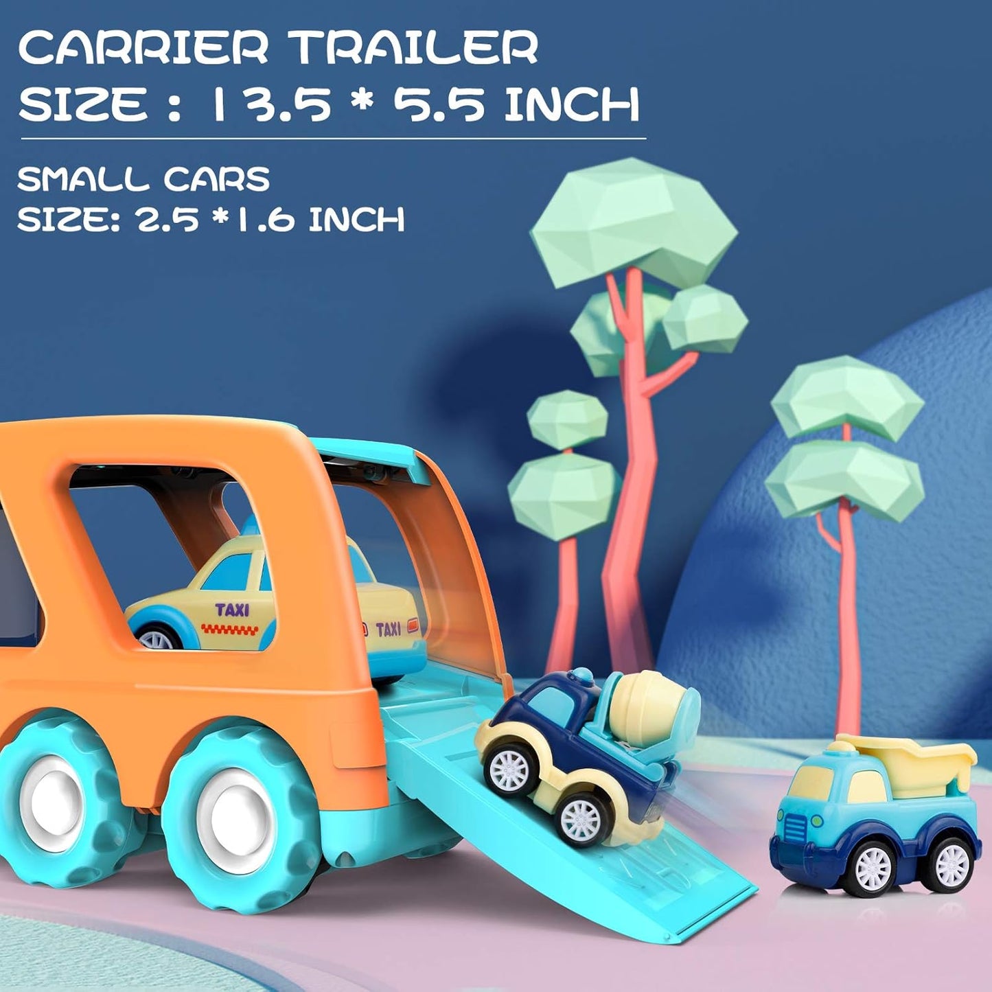 camión de transporte y vehiculos