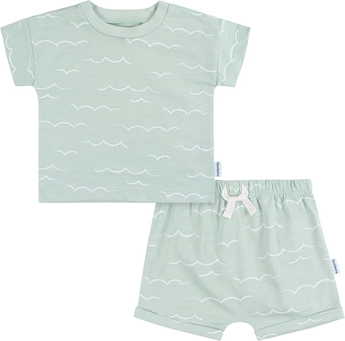 Gerber Conjunto de camiseta y pantalones cortos