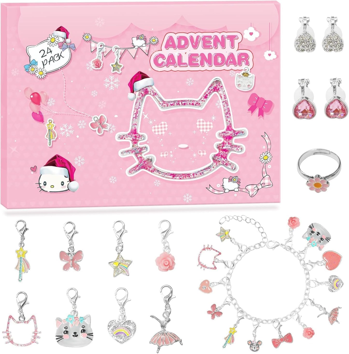 bonitos dijes de gato Calendario de Adviento