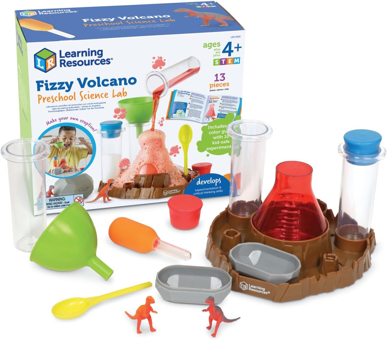 Kit de ciencia de volcán efervescente
