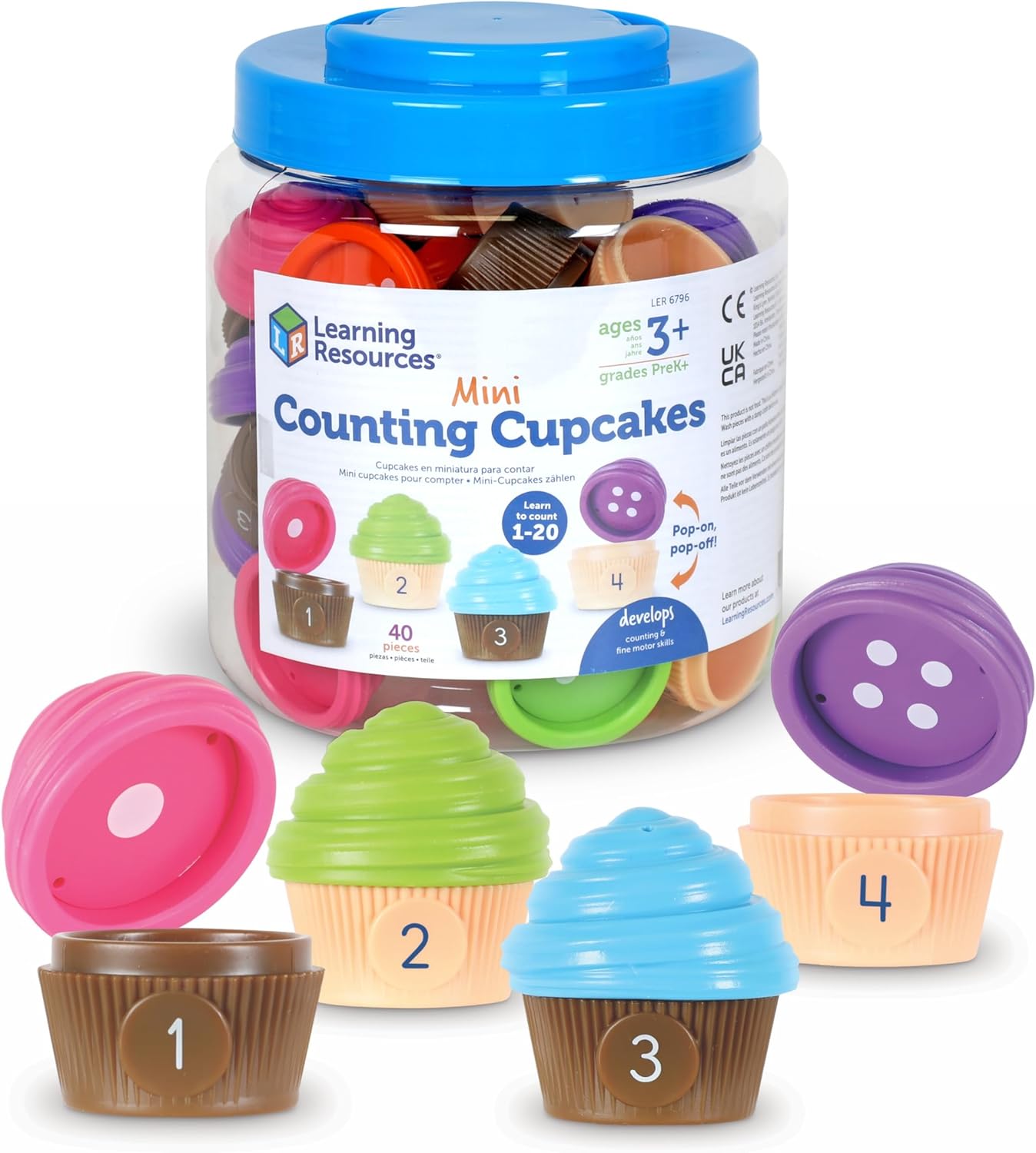 Mini cupcakes de conteo