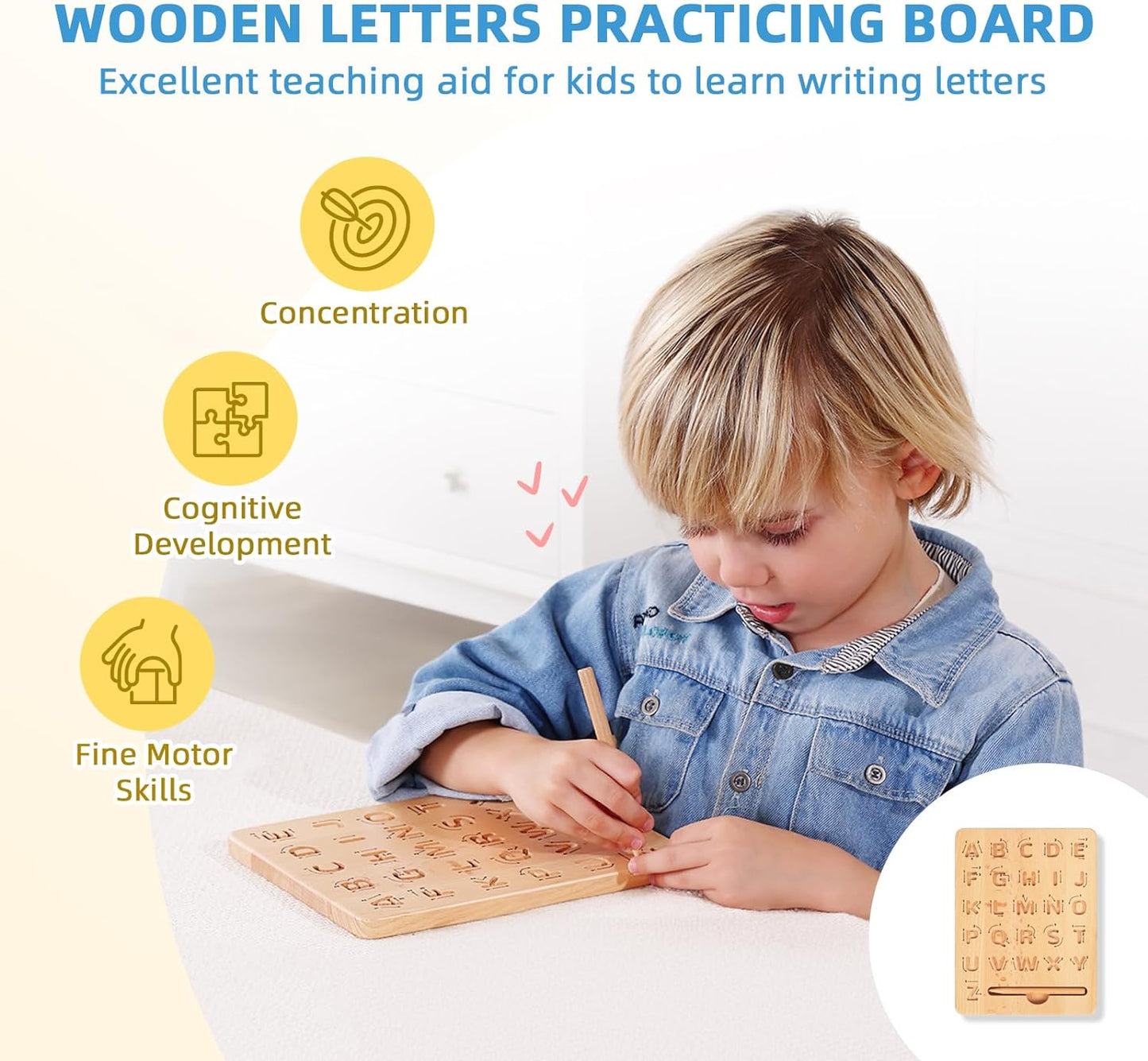 Kit Montessori aprendizaje del alfabeto