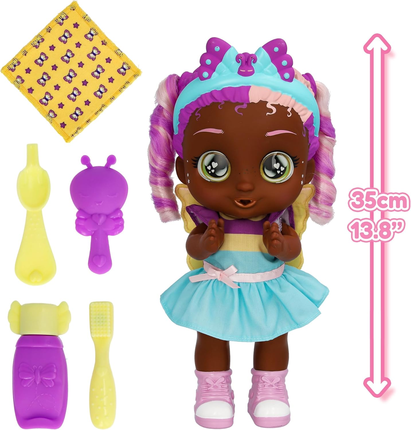 Cry Babies Emma's Morning Routine - Muñeca interactiva con más de 20 sonidos