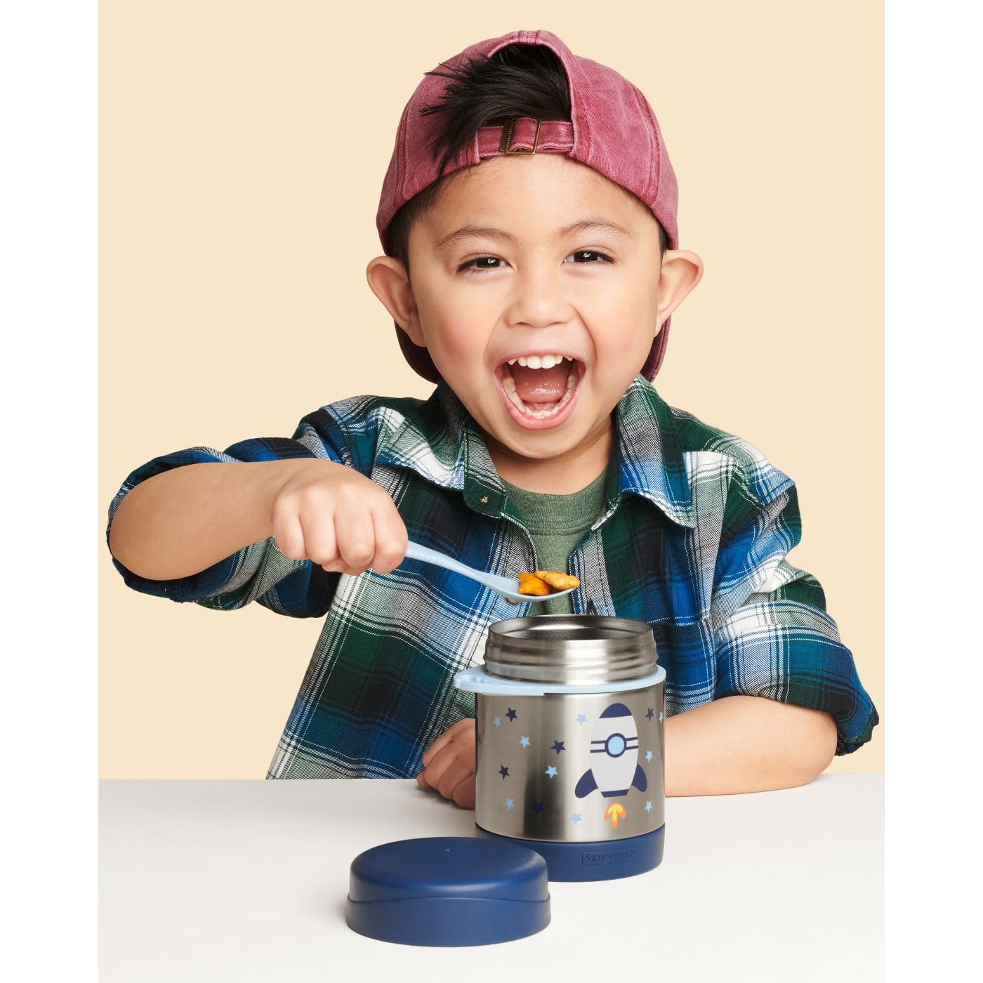 Skip Hop Tarro aislado de comida acero inoxidable Cohete