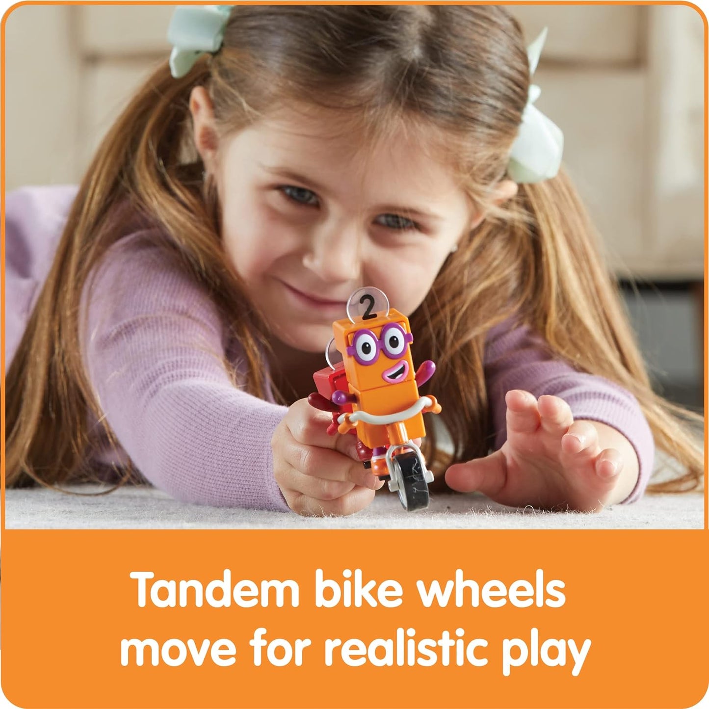 Numberblocks Uno y Dos con Bici