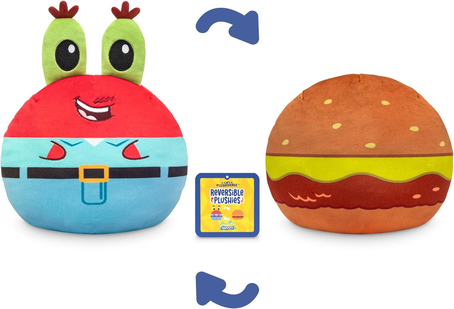 Bob Esponja cojín reversible de 6 pulgadas