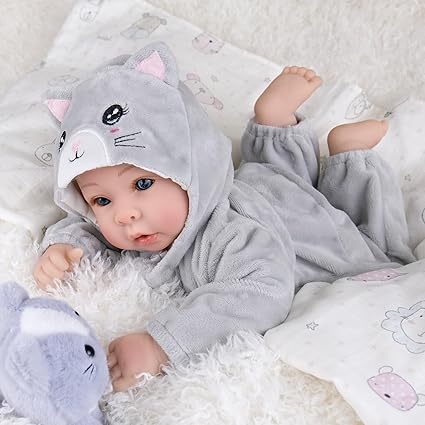 Muñecas de bebé realistas, de 17 pulgadas de cuerpo suave