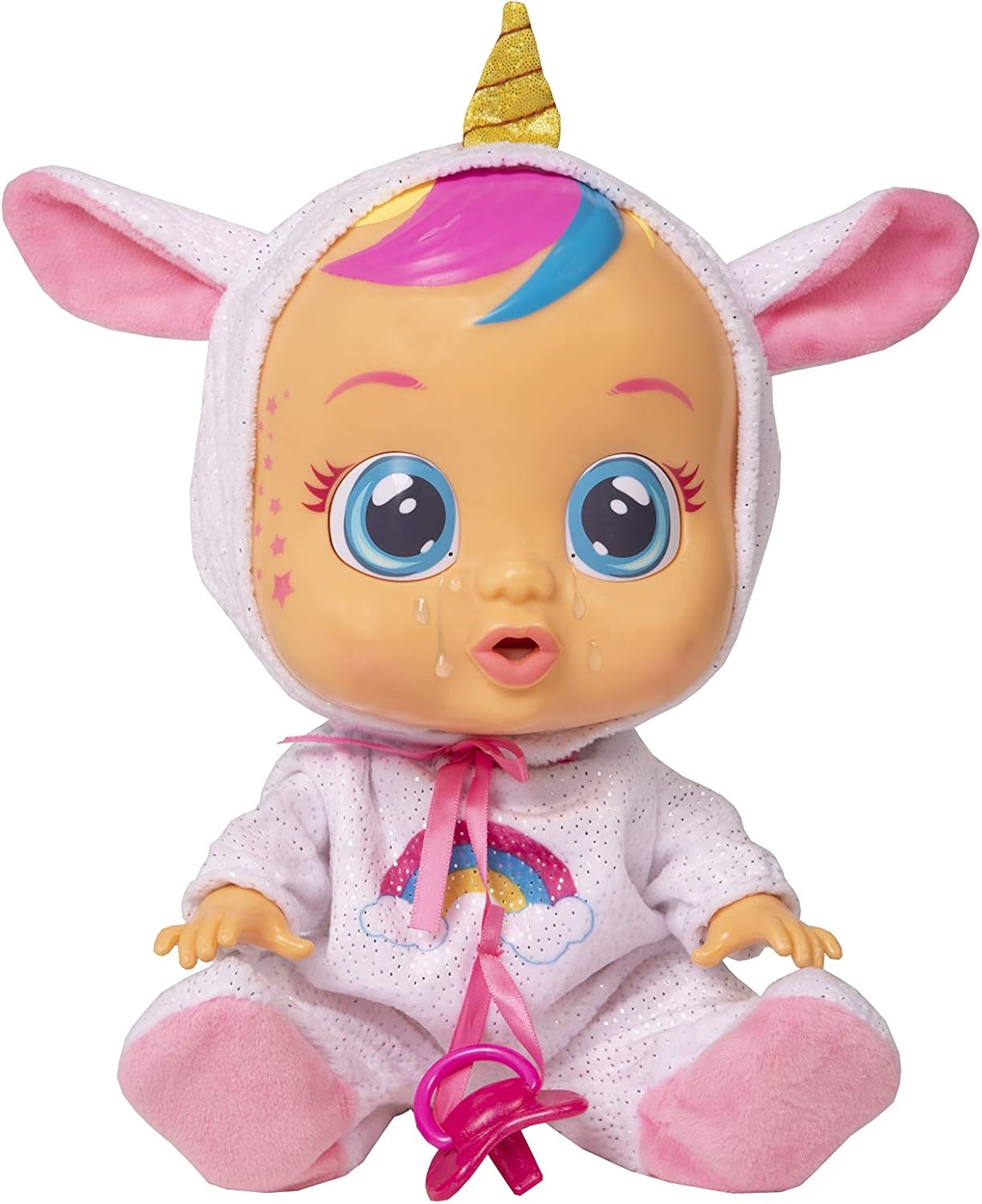 Cry Babies Dreamy the Unicorn - Muñeca de bebé de 12 pulgadas