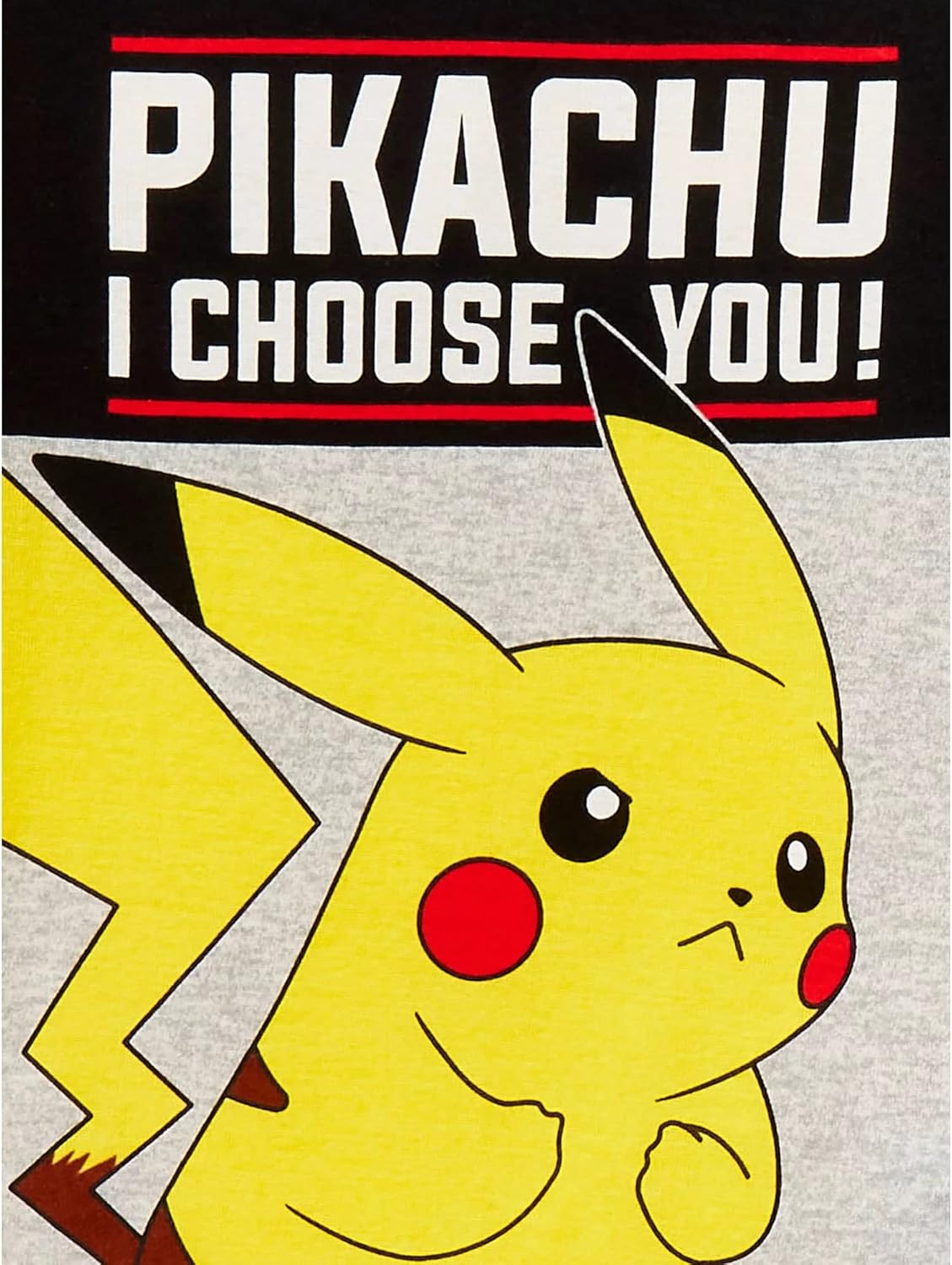 Pokemon Conjunto de pijama Pikachu para niños, pijama de 4 piezas