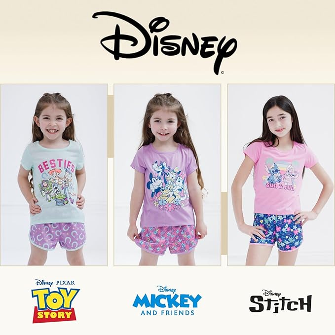 Disney Conjunto de camiseta y pantalones cortos