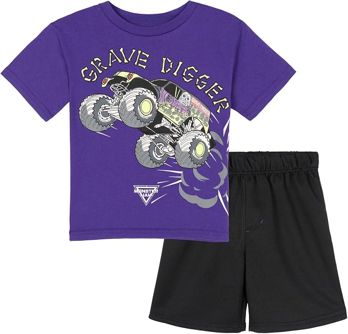 Monster Jam Conjunto de camiseta y pantalones cortos