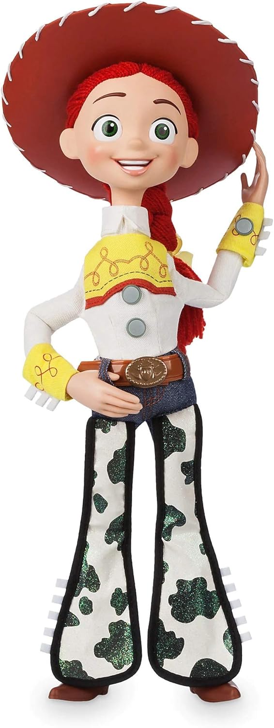Disney Store Figura de acción interactiva oficial de Jessie de Toy Story, cuenta con sonidos y frases