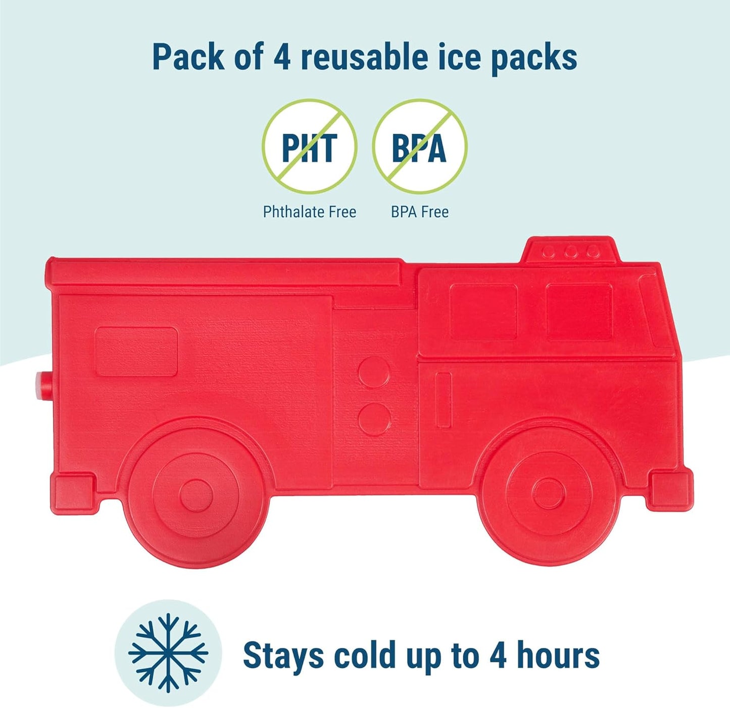 Wildkin Paquete de compresa de hielo (4 unidades)