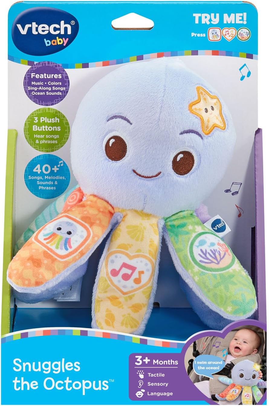 VTech Baby Snuggles The Octopus - Peluche musical