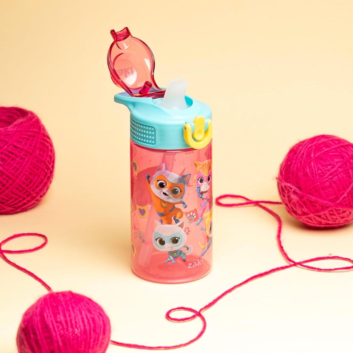 Zak Designs Botella de agua plástico duradero, 16 onzas