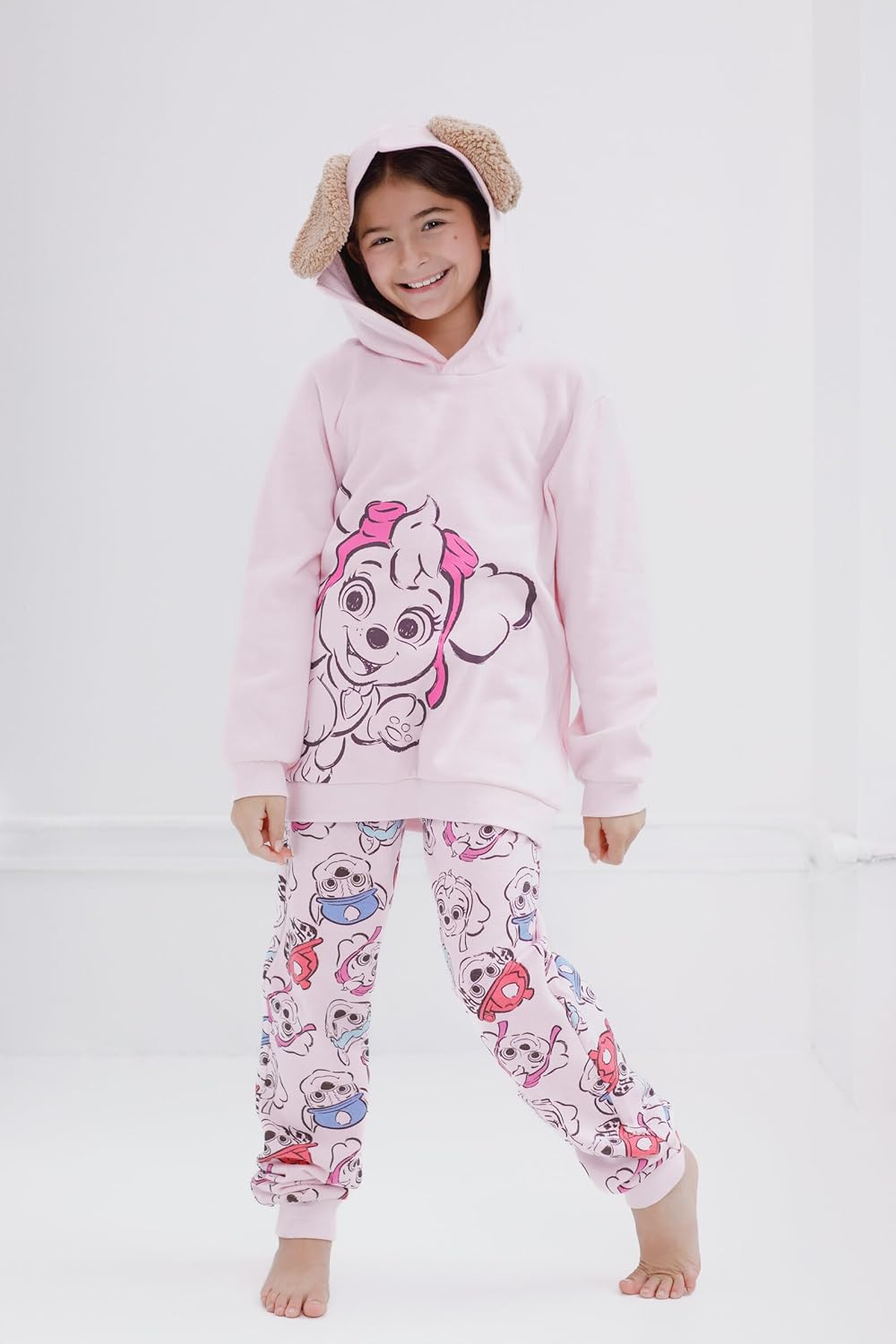 Paw Patrol Conjunto de atuendo de vellón con capucha y pantalones