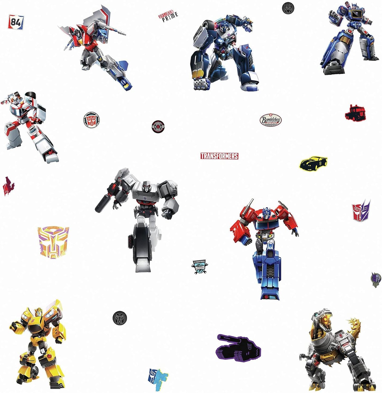 Transformers - Calcomanías de pared para despegar y pegar