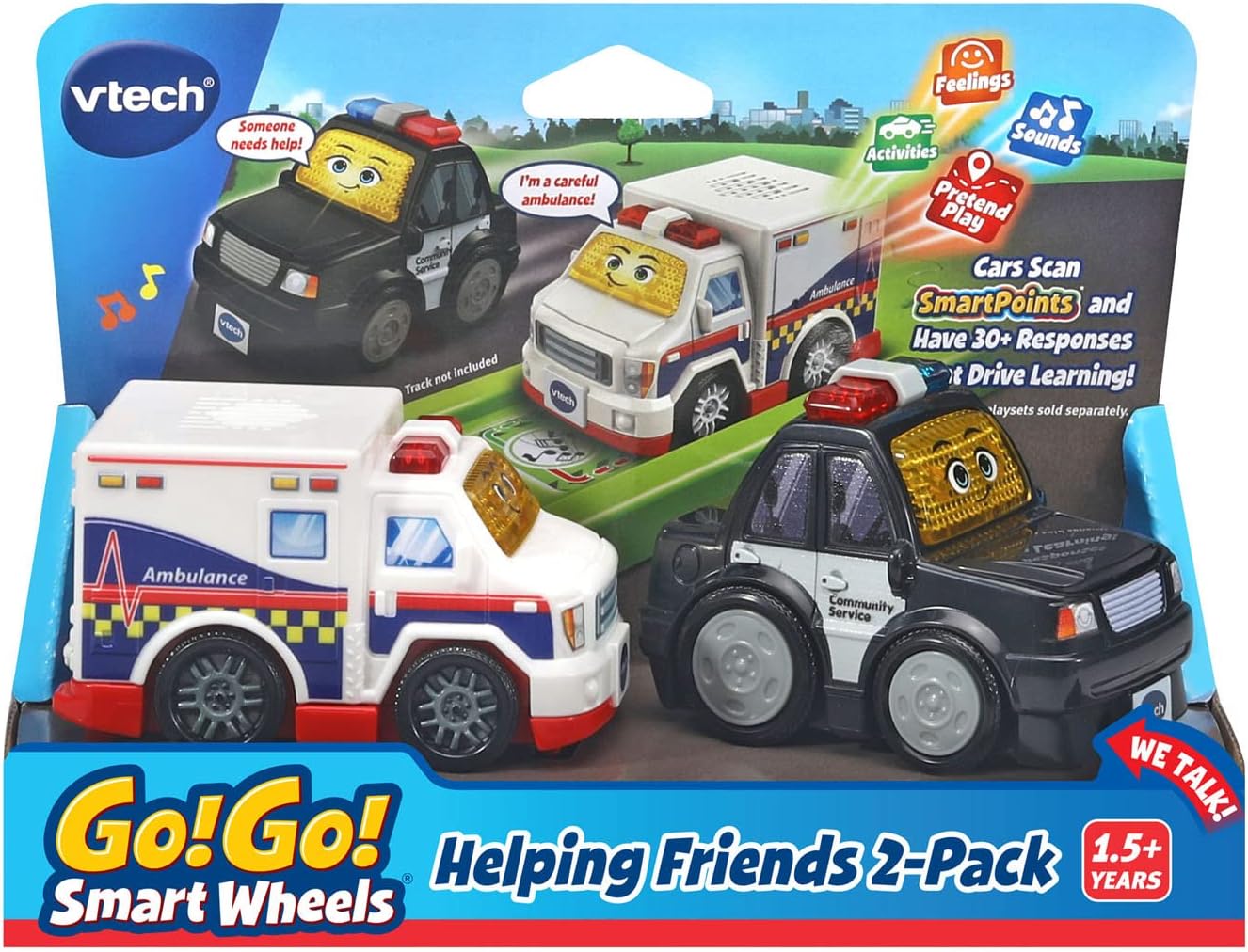 Paquete de 2 ruedas de carreras VTech Go! Go! Smart Wheels