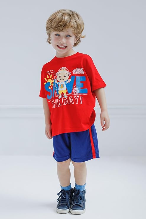 CoComelon JJ Cody - Conjunto de camiseta y pantalones cortos