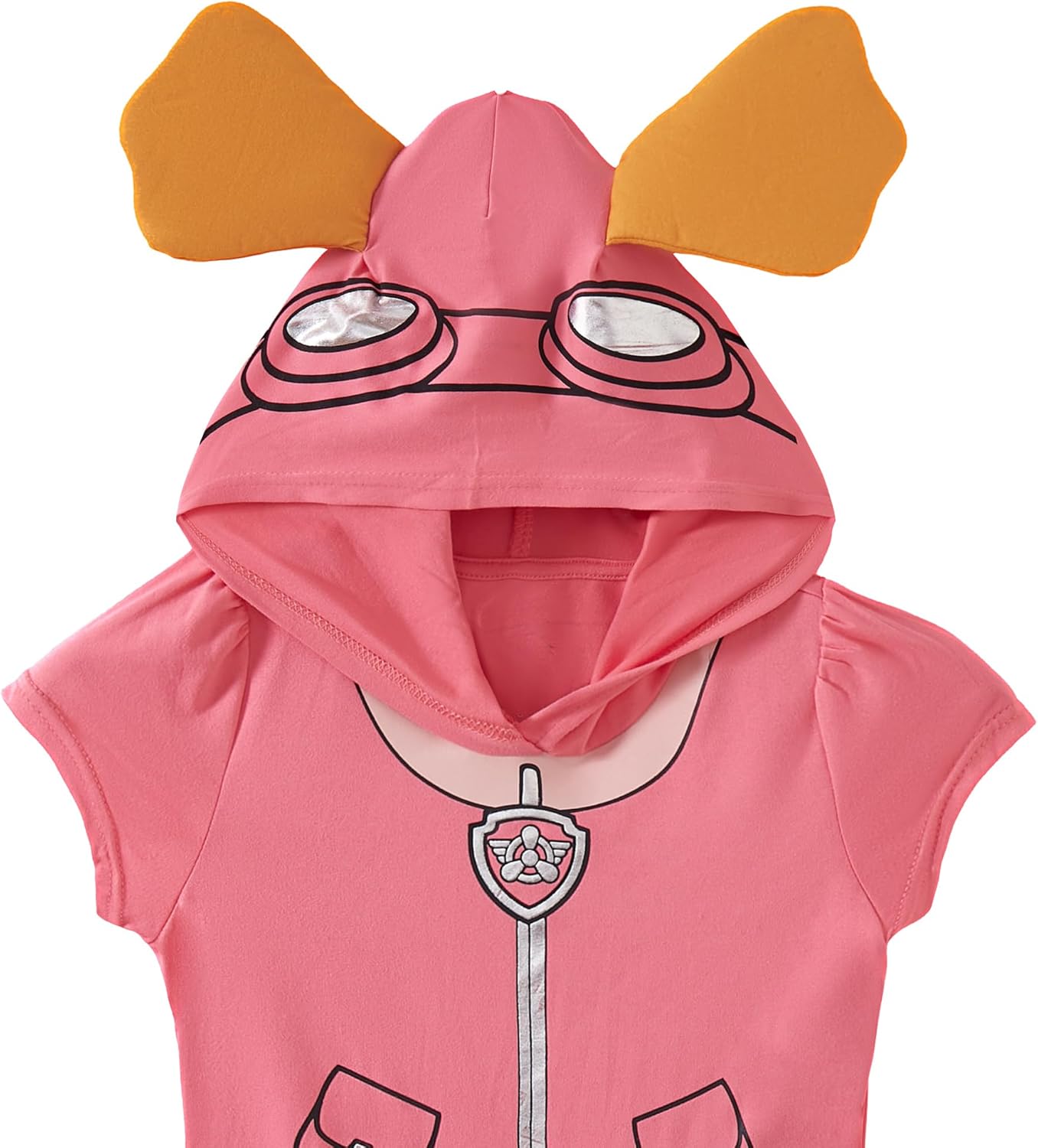 Paw Patrol Nickelodeon - Vestido de tul con capucha y orejas