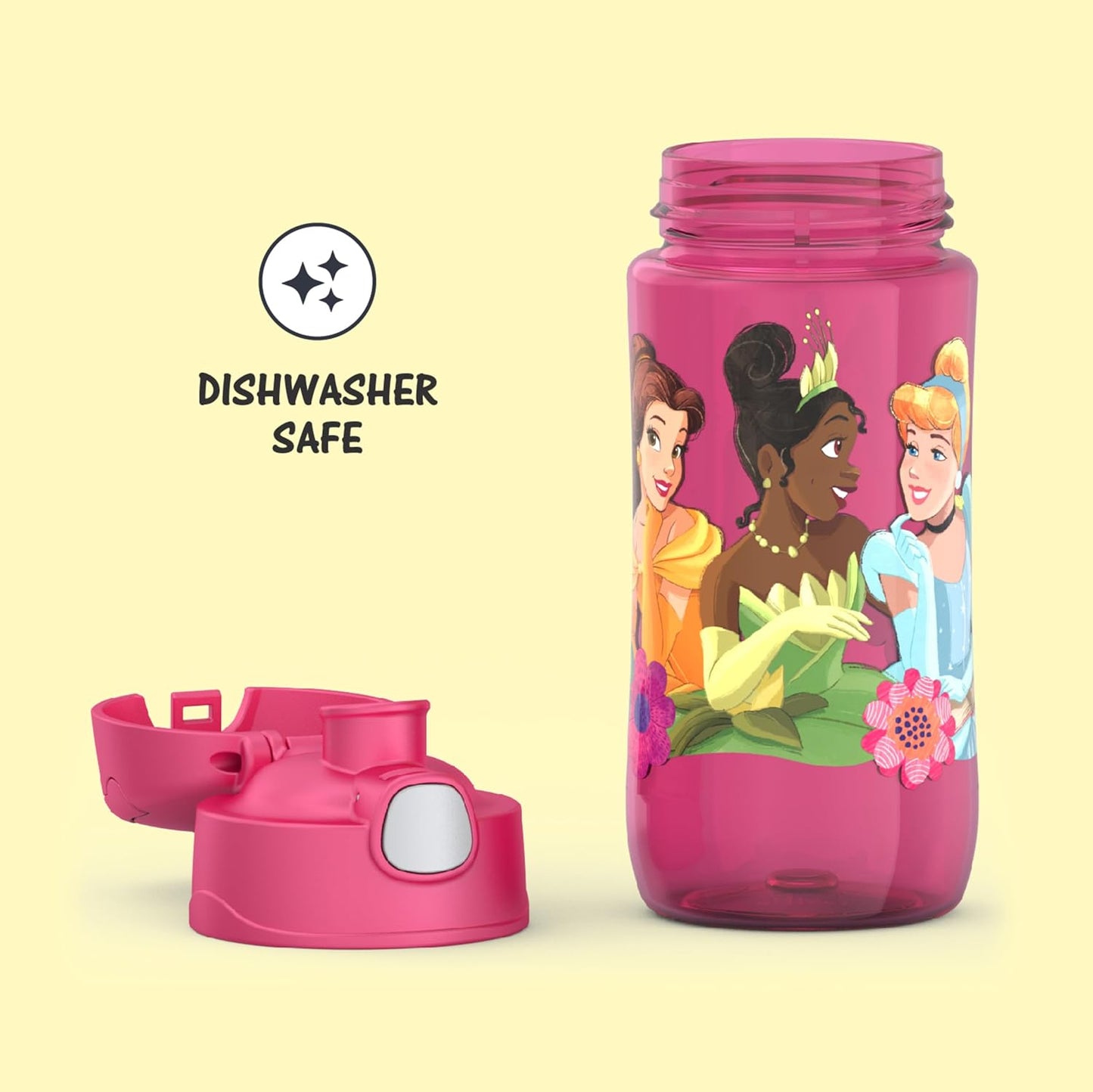 THERMOS - Botella FUNtainer de plástico, PRINCESA