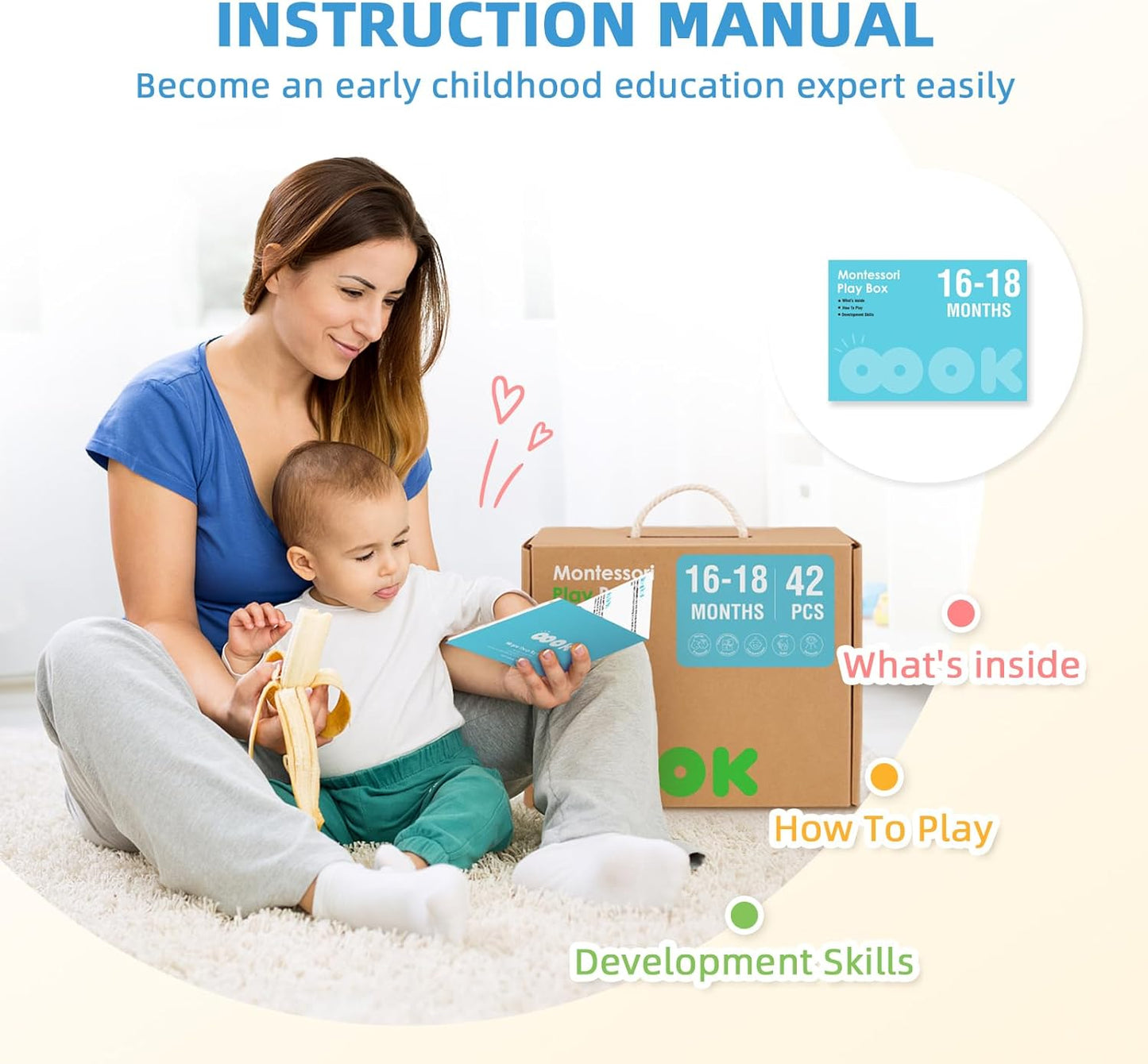 Kit de Juguetes educativos Montessori