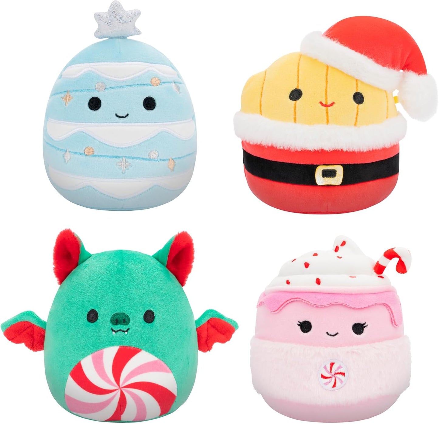 Squishmallows Paquete de 4 originales de 5 pulgadas