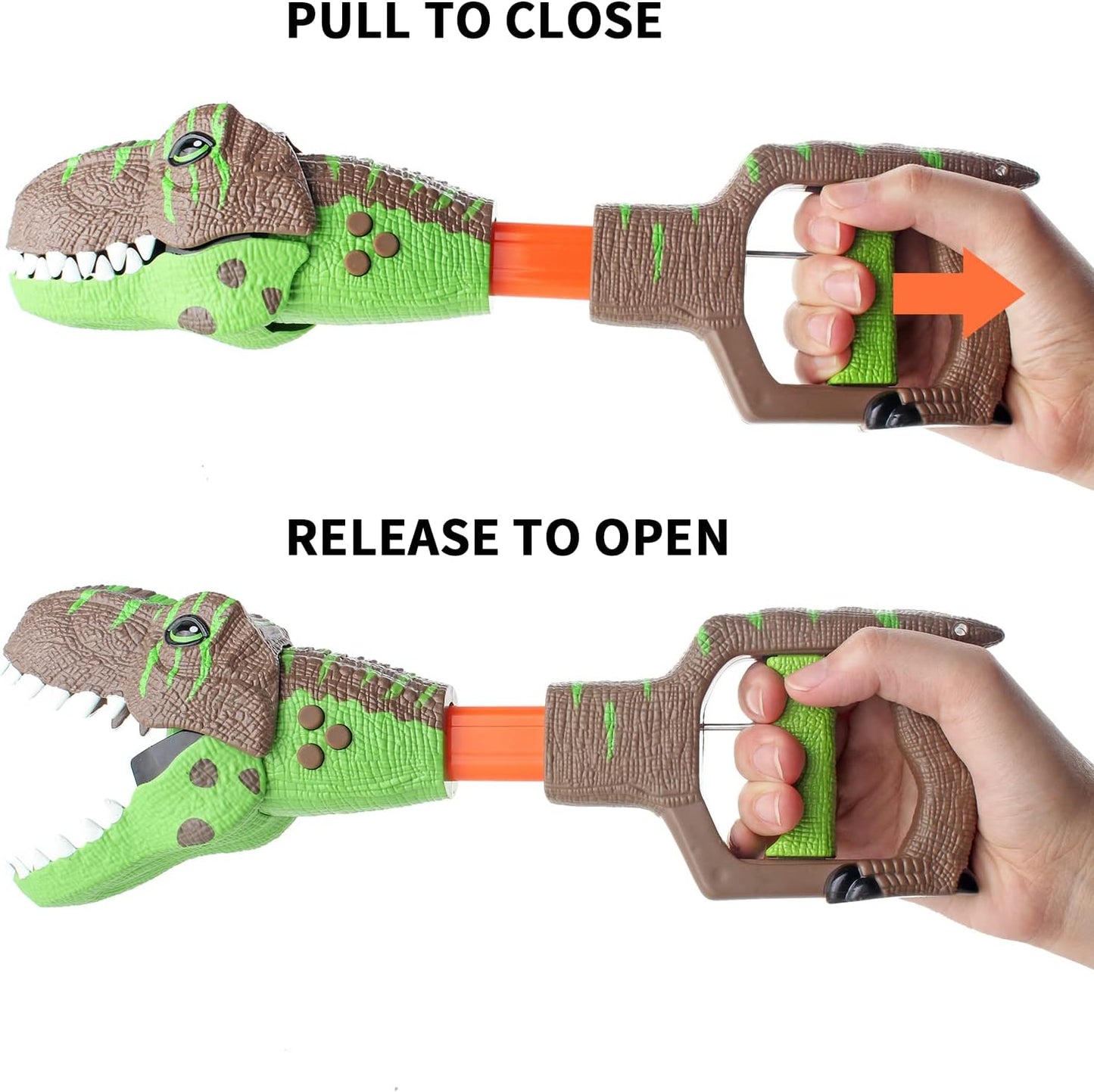 3 sonidos de rugido y luz Dinosaurios Garra T-Rex Reacher