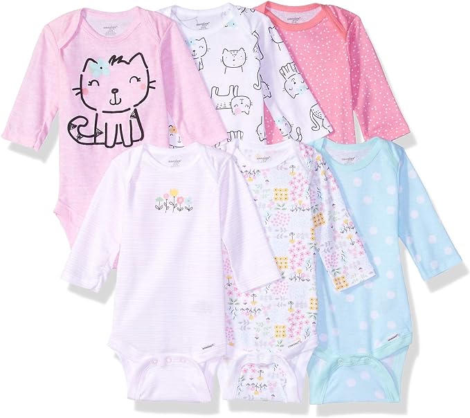 Onesies Brand Paquete de 6 mamelucos