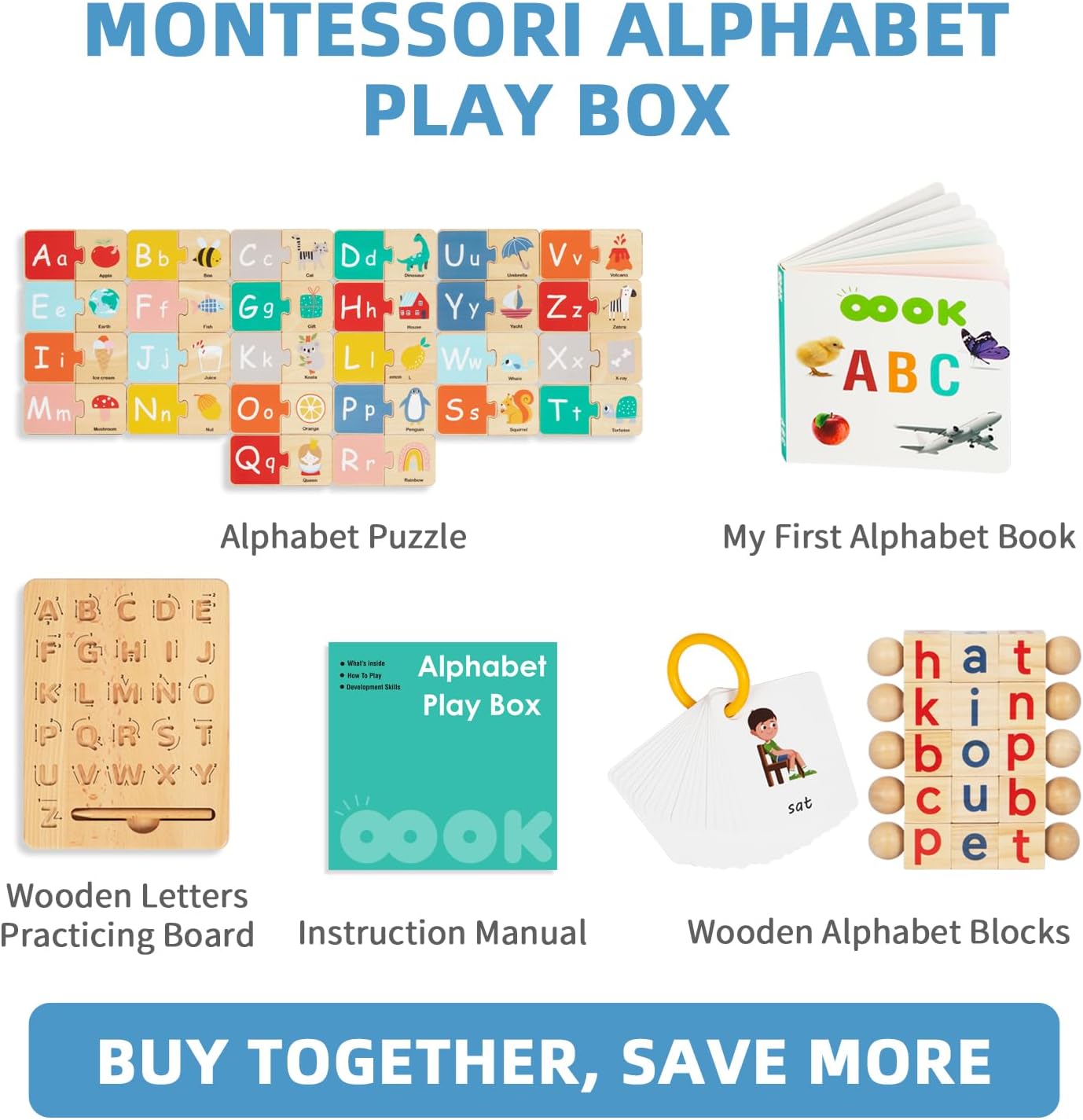 Kit Montessori aprendizaje del alfabeto