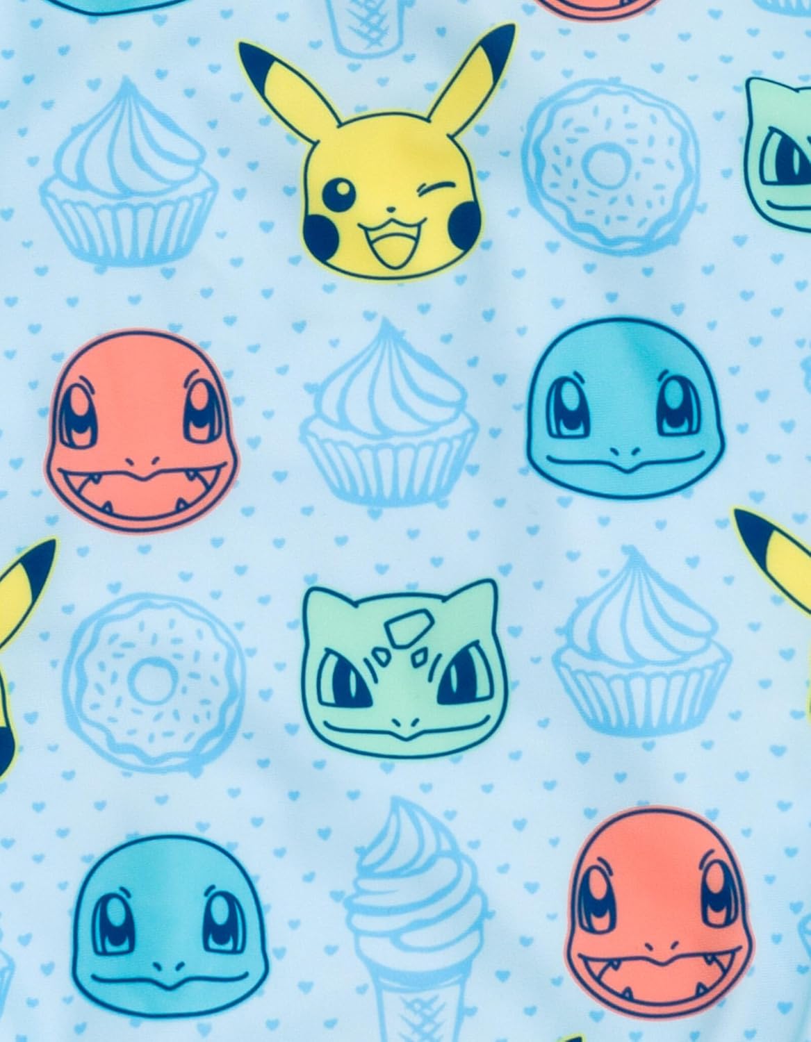 Pokemon Traje de baño de una pieza UPF 50+ para niñas