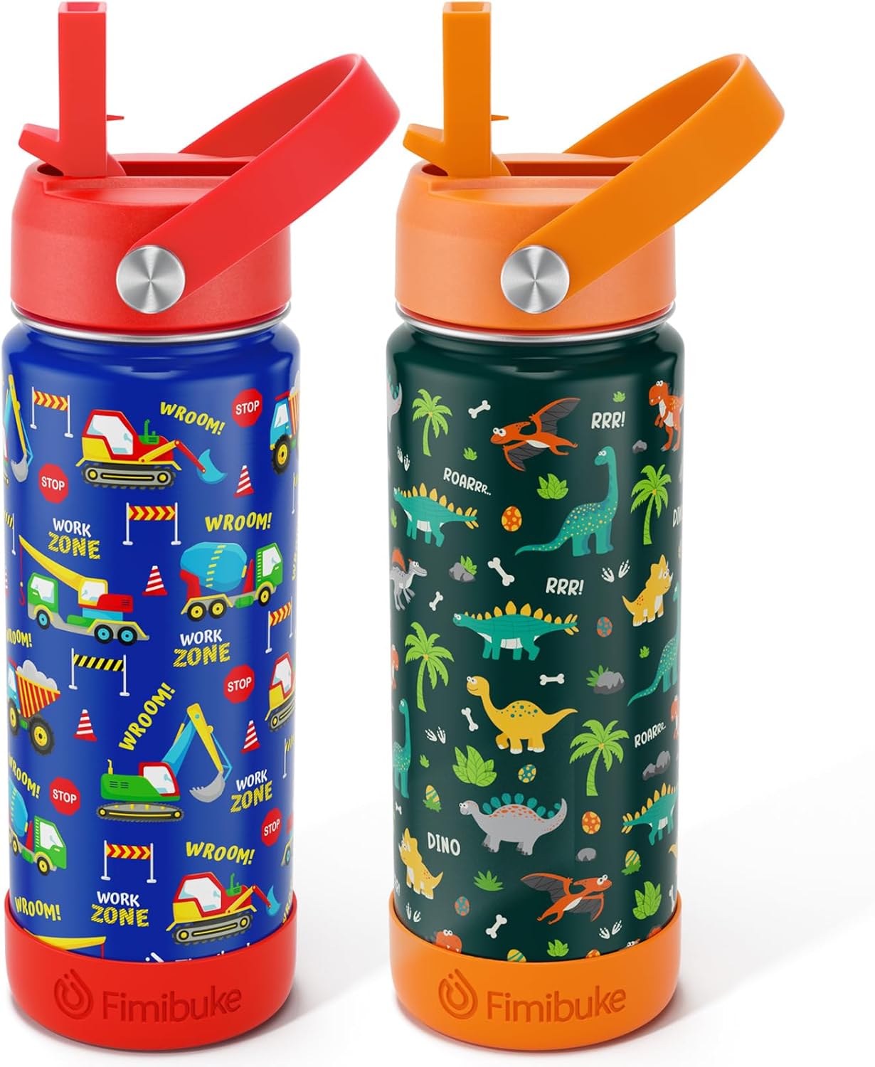 Pack Fimibuke 2 Botella de agua, acero inoxidable 18onz