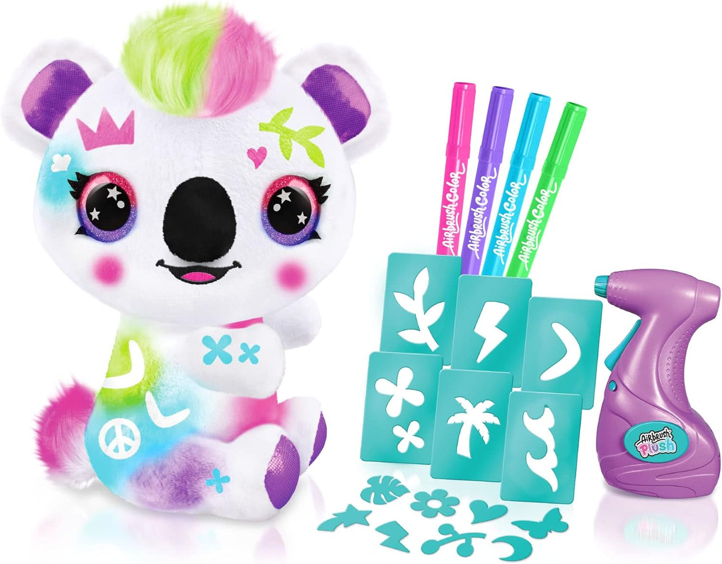 Canal Toys Personaliza el koala grande de peluche con aerógrafo. Decora, lava, repite.