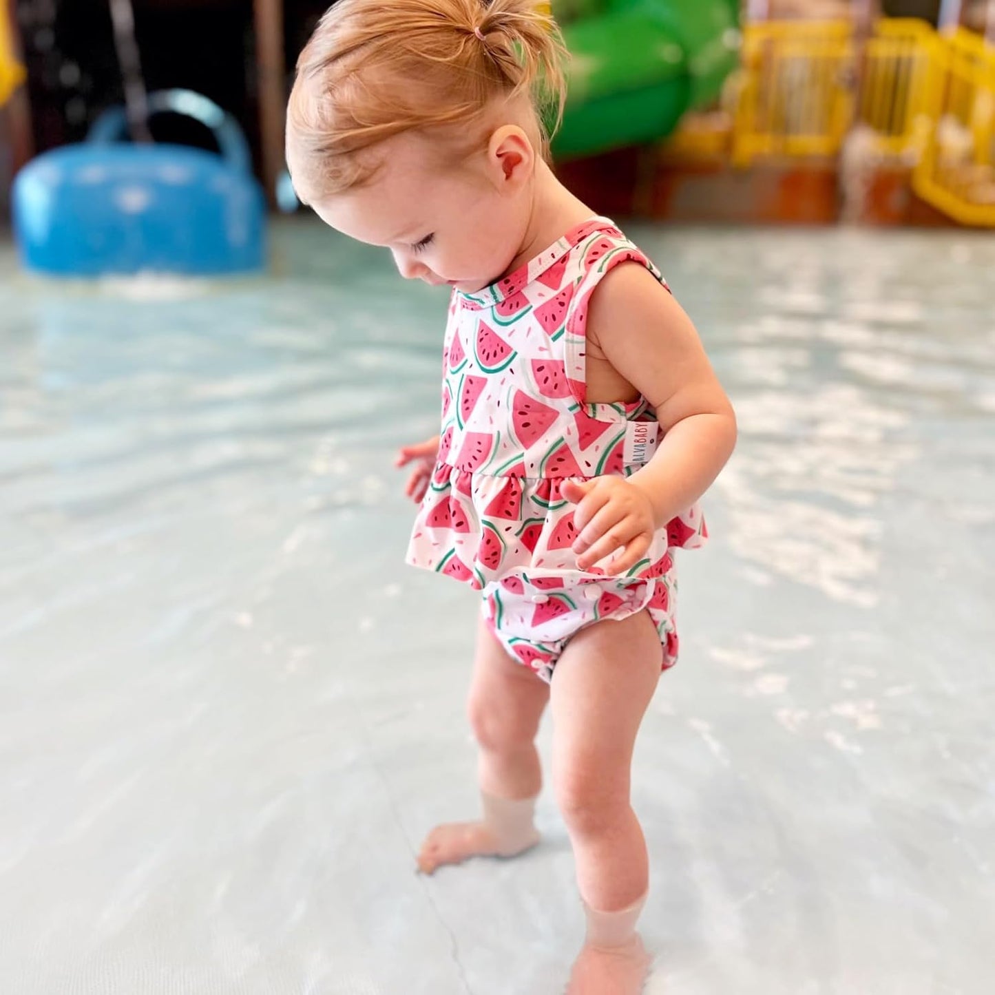 ALVABABY Traje de baño pañal de natación reutilizable